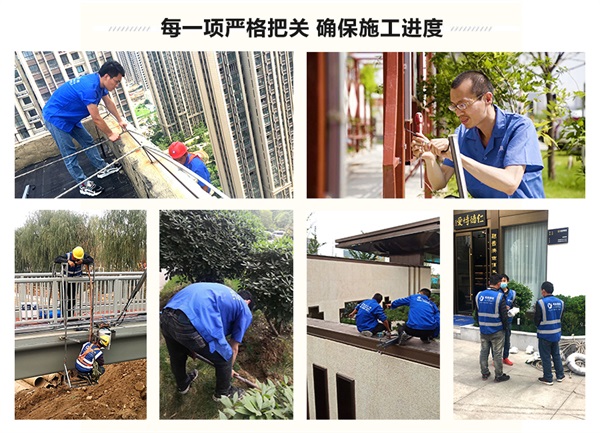 亮化團(tuán)隊(duì)施工現(xiàn)場